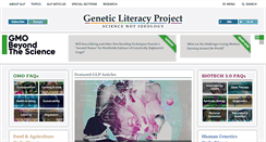 Desktop Screenshot of geneticliteracyproject.org