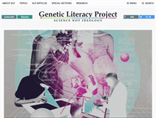 Tablet Screenshot of geneticliteracyproject.org